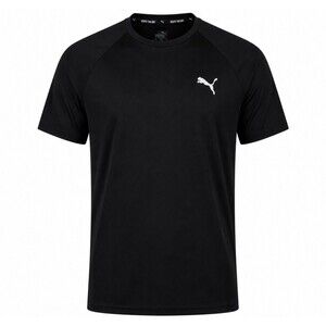 Puma Men's DryCELL Performance T-Shirt XL Black Slim Fit New White Logo